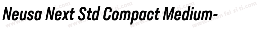 Neusa Next Std Compact Medium字体转换